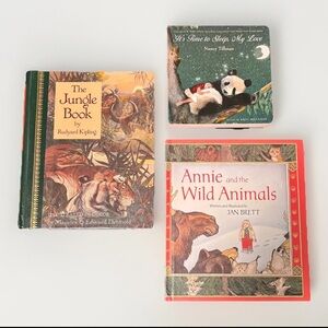 Bundle of 3 Children’s Books | Jan Brett • Nancy Tillman • Jungle Book